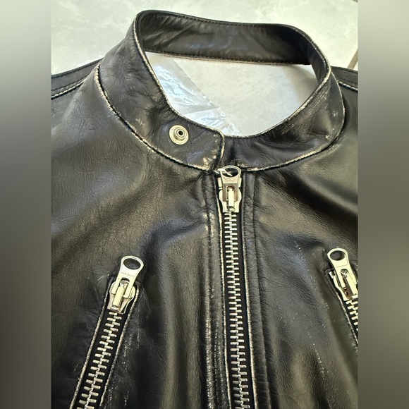 Maison margiela open back distressed leather‎ vest 44/large (runs small!) - Picture 6 of 14